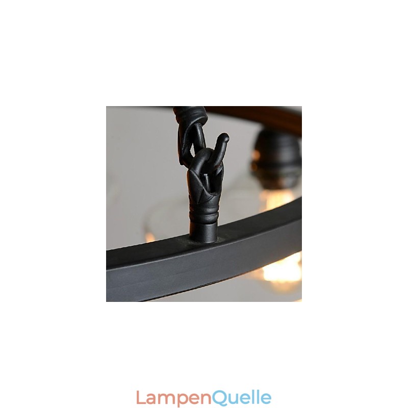 Traditionelle Klassische Vintage Retro Laterne Land Mini Stil Malerei Metall Anhänger Licht Esszimmer