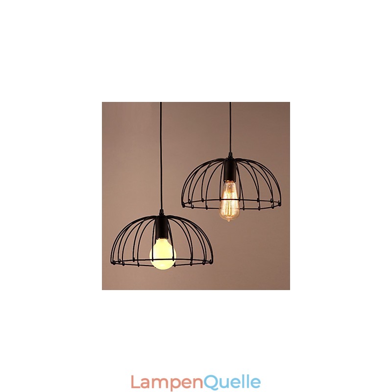 Retro Designer Metall Pendelleuchte