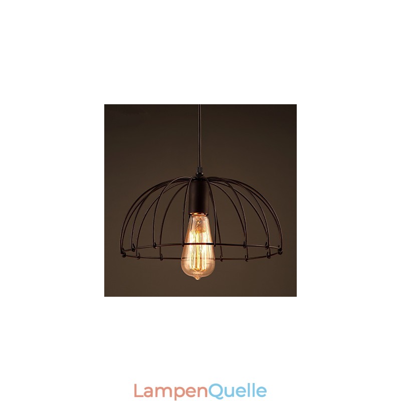 Retro Designer Metall Pendelleuchte