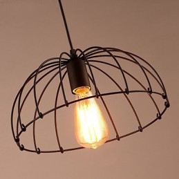 Retro Designer Metall Pendelleuchte