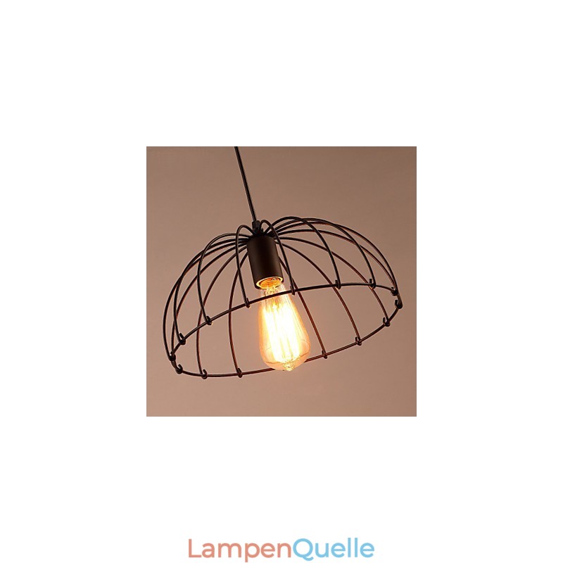 Retro Designer Metall Pendelleuchte