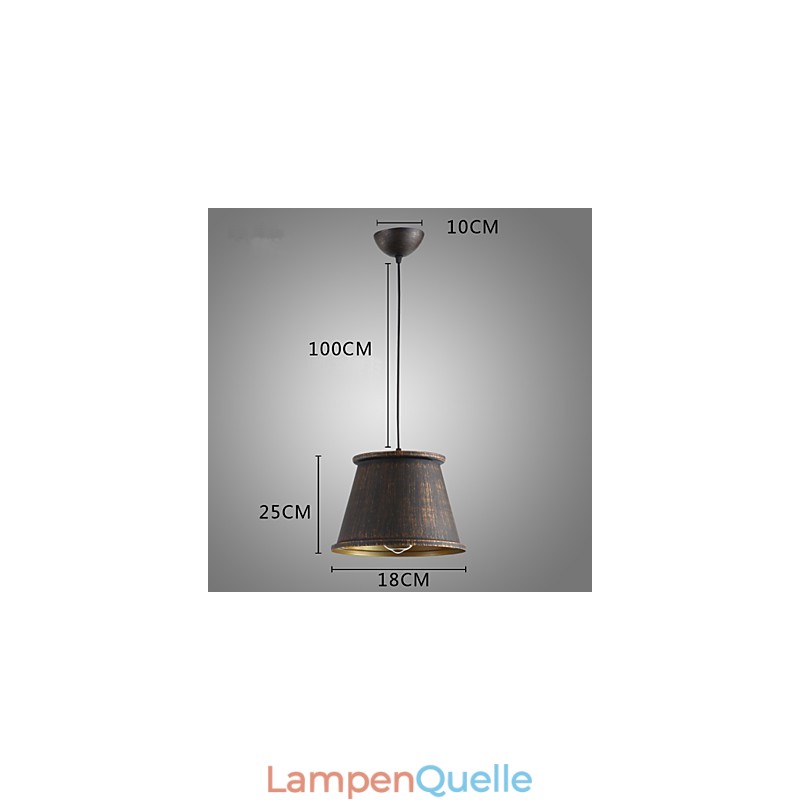 Retro Designer Metall Pendelleuchte