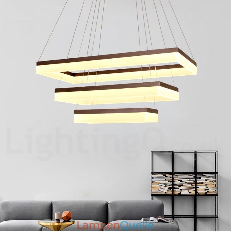 Wi-Fi Smart Dimmable 3 Tiers Moderne zeitgenössische Stil Home Pendelleuchte