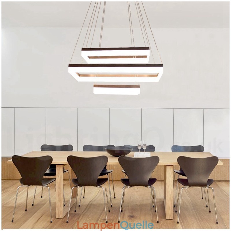 Wi-Fi Smart Dimmable 3 Tiers Moderne zeitgenössische Stil Home Pendelleuchte