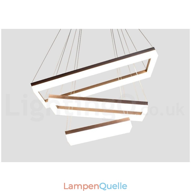Wi-Fi Smart Dimmable 3 Tiers Moderne zeitgenössische Stil Home Pendelleuchte