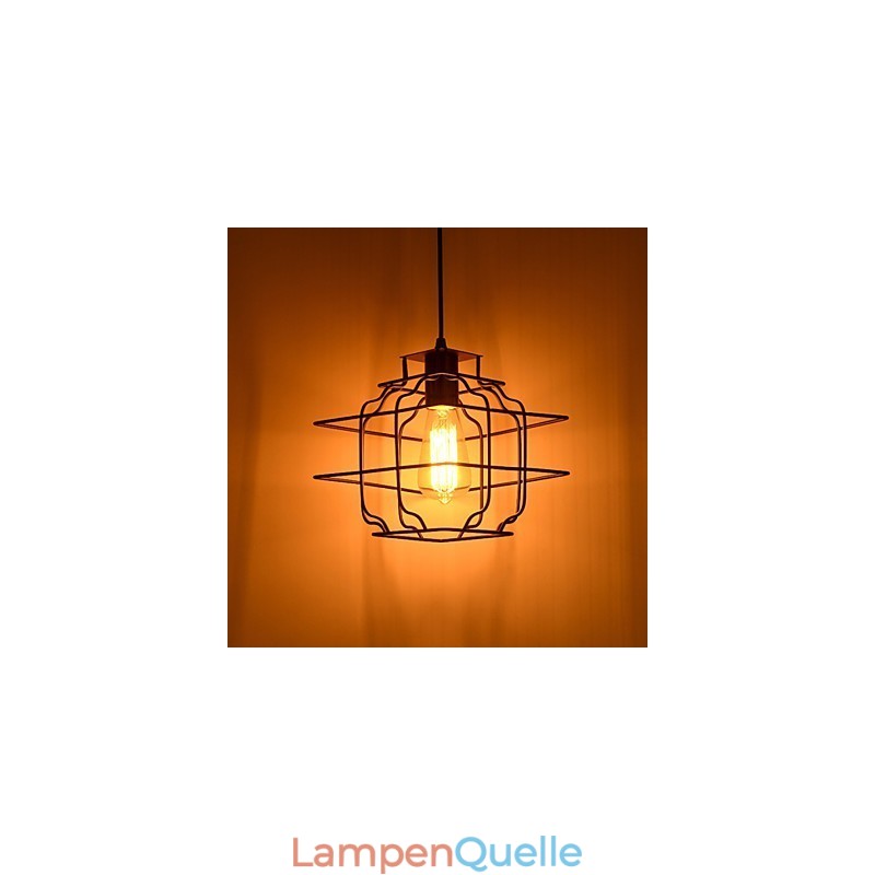 Retro Designer Metall Pendelleuchte