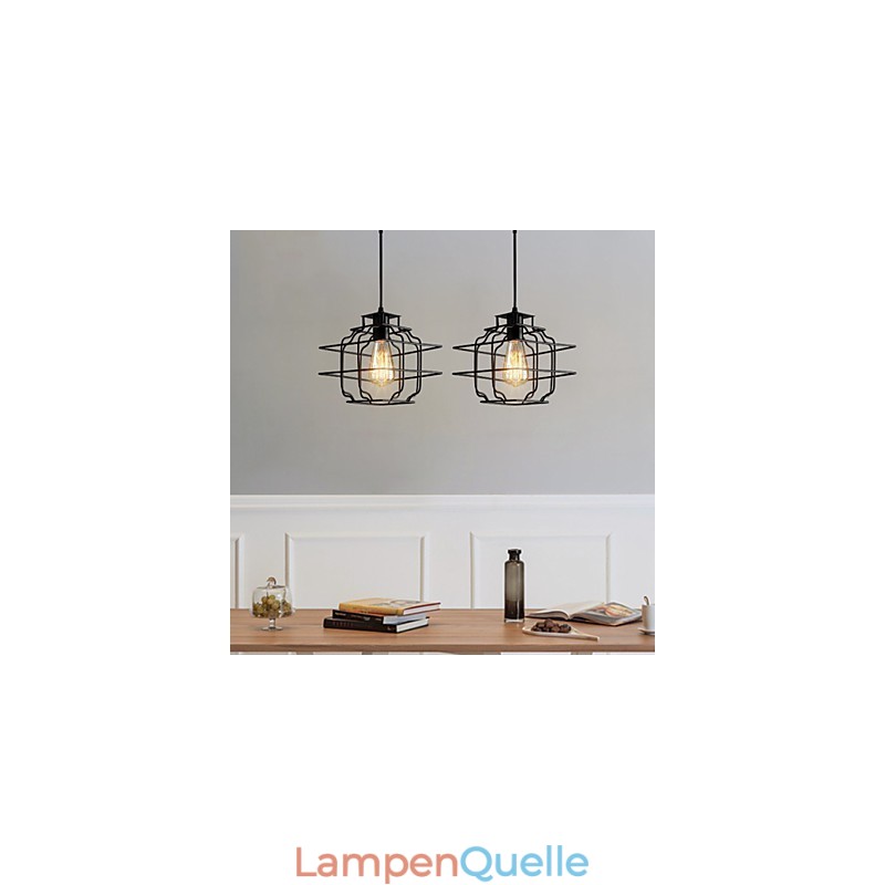 Retro Designer Metall Pendelleuchte