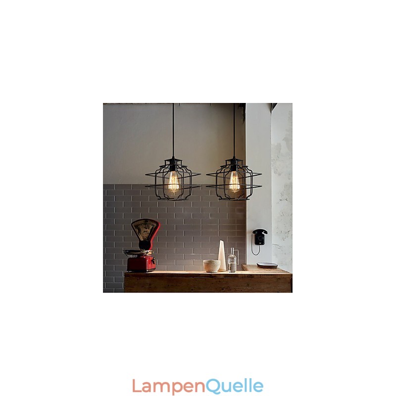 Retro Designer Metall Pendelleuchte