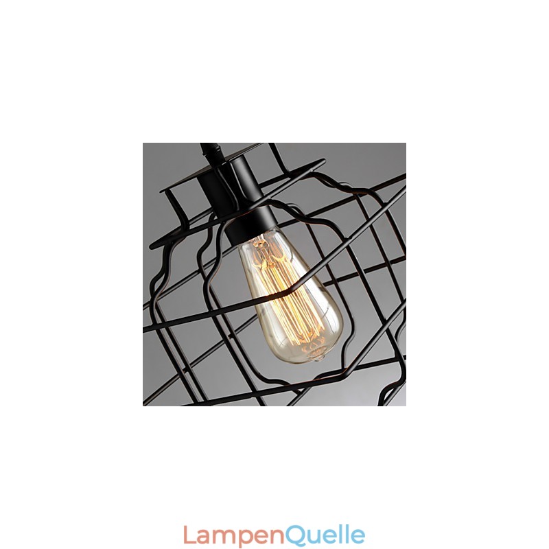 Retro Designer Metall Pendelleuchte