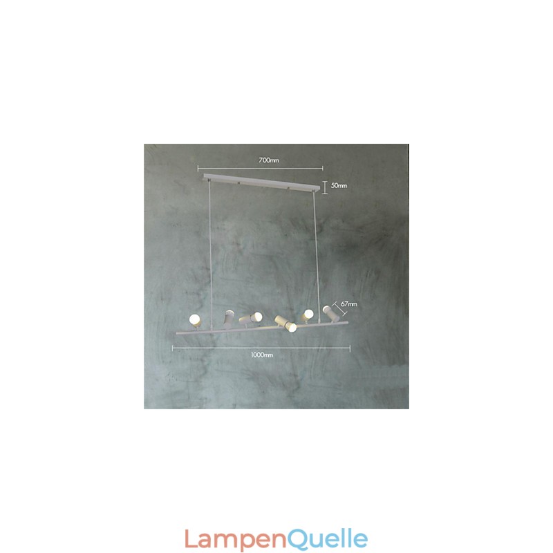 Vintage Retro Mini Stil Malerei Metall Pendelleuchte