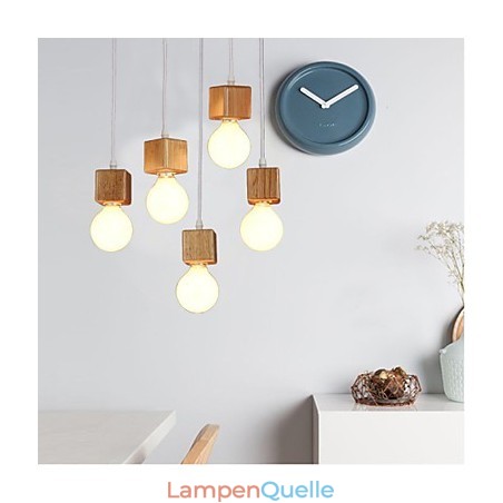 Nordische Massivholz Quadratische Lampenfassung Sitzende Droplight Lampe Licht Nordische Massivholz Quadratische Lampenfassung Sitzende Droplight Lampe Licht