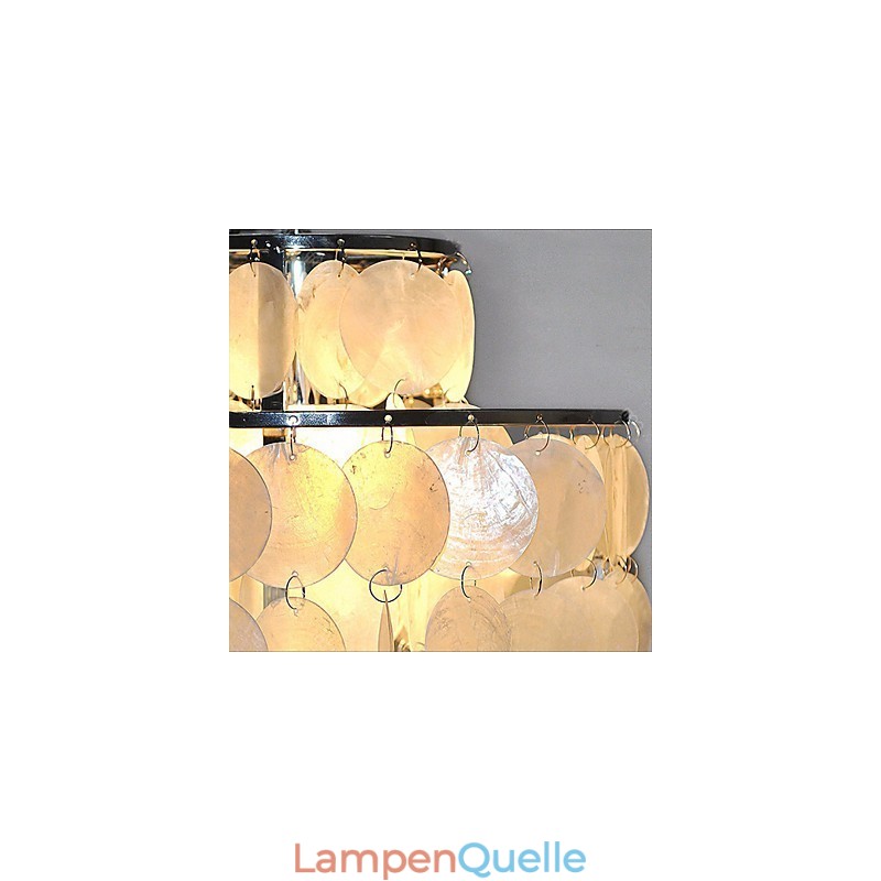 LAMP Minimalistischer Muschel-Kronleuchter Den Kronleuchter