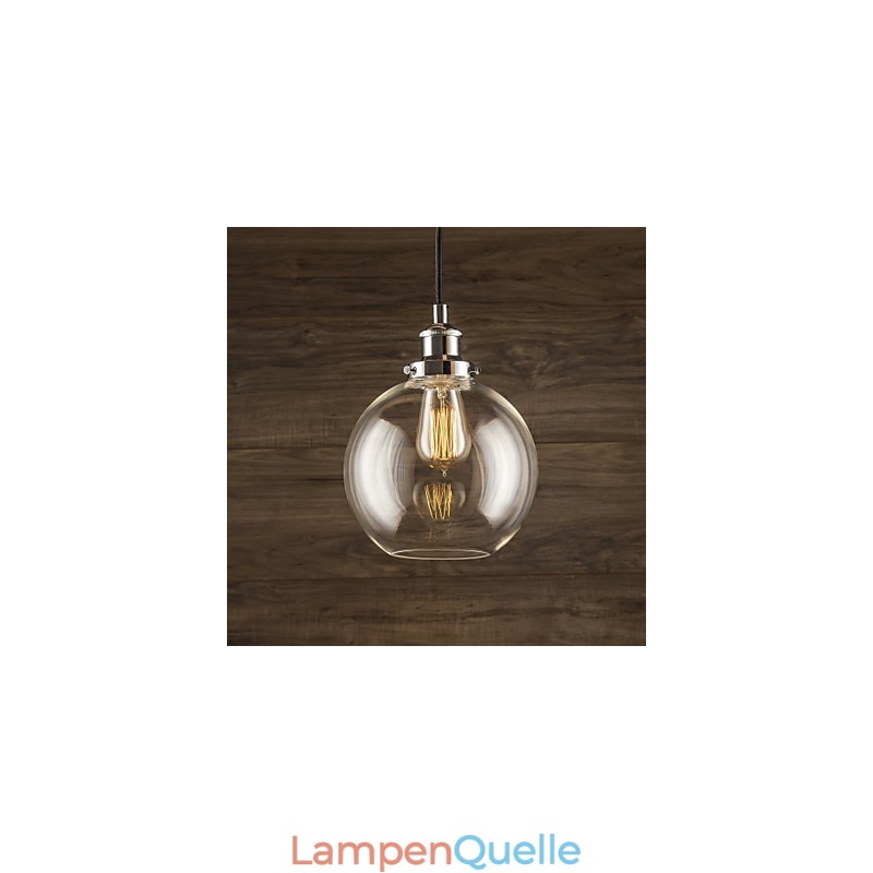 Traditionelle klassische Vintage Retro Country Globe Pendelleuchte