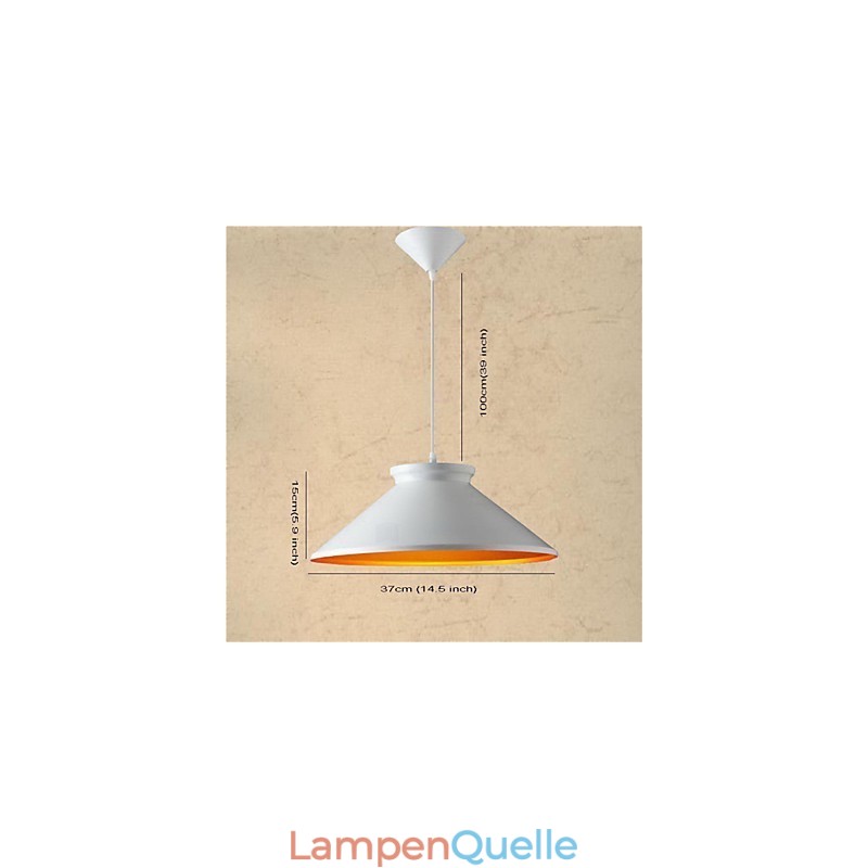 Traditionelle Pendelleuchte aus Metall im Mini-Stil im Vintage-Retro-Stil
