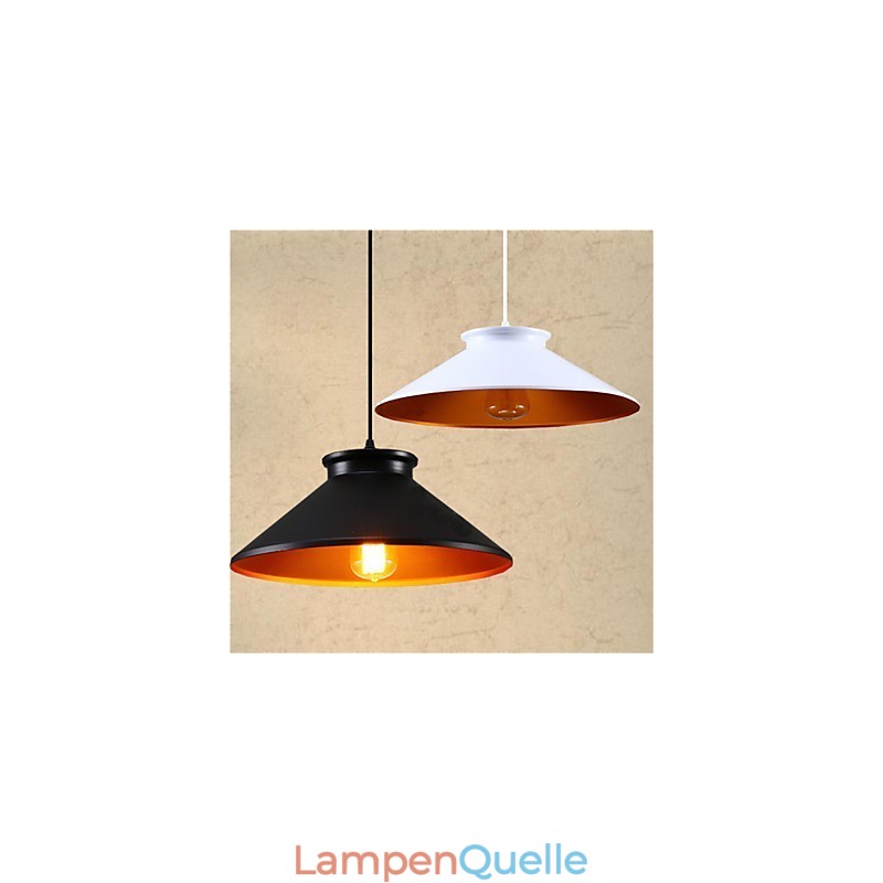 Traditionelle Pendelleuchte aus Metall im Mini-Stil im Vintage-Retro-Stil