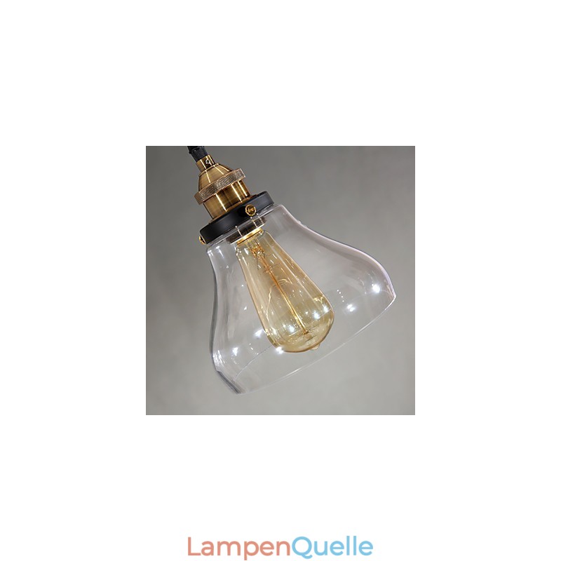 Traditionelle klassische Vintage Retro Country Globe Pendelleuchte