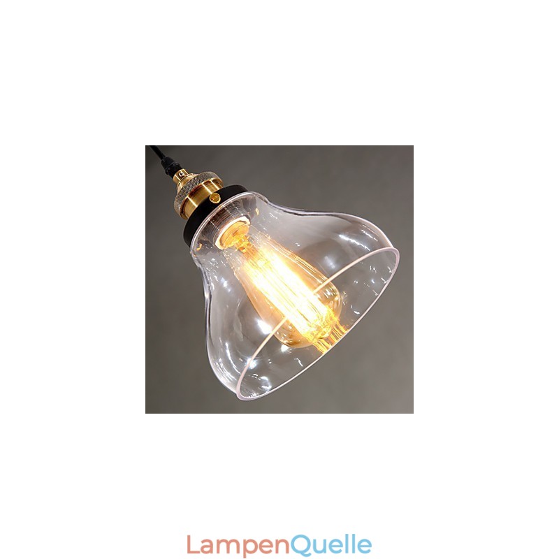 Traditionelle klassische Vintage Retro Country Globe Pendelleuchte