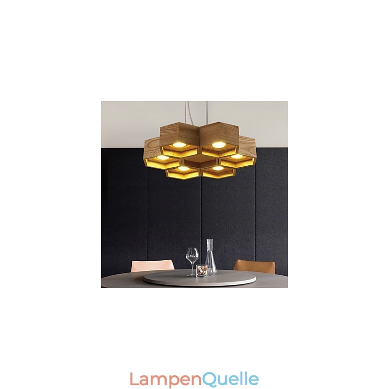 Pendelleuchten Country Holz Bambus