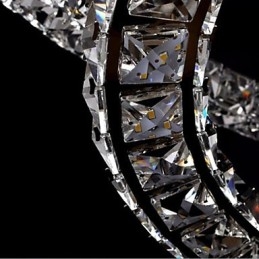 Kristall Pendelleuchte Moderne Einzel D40CM Drei Seiten K9 Kristall Innen Deckenleuchten Lampe Leuchten