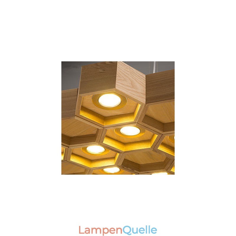 Pendelleuchten Country Holz Bambus
