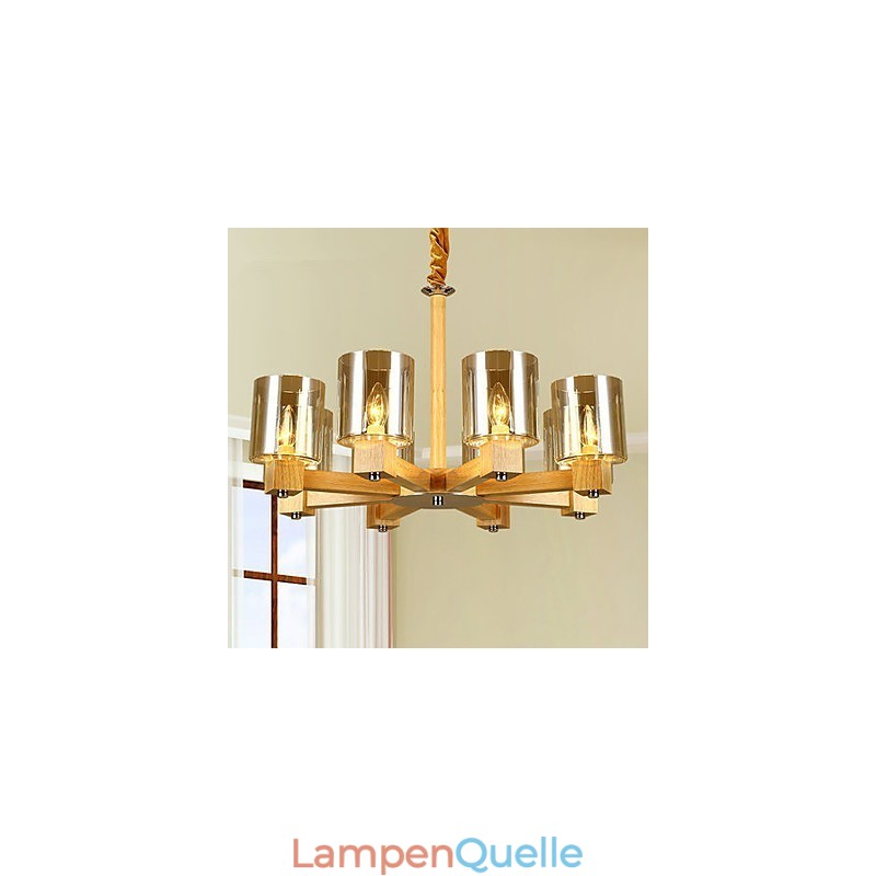 Pendelleuchten Country Holz Bambus