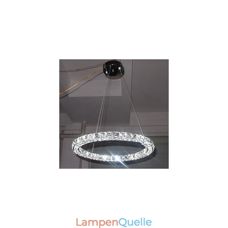 Kristall Pendelleuchte Moderne Einzel D40CM Drei Seiten K9 Kristall Innen Deckenleuchten Lampe Leuchten