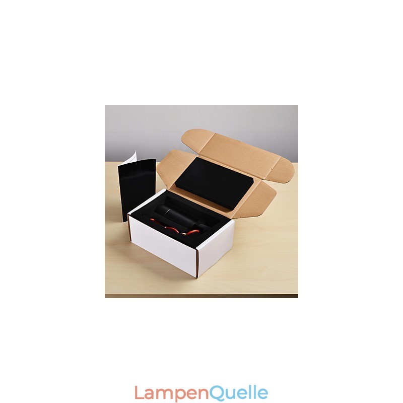 1-flammige Mini-Pendelleuchte, schwarz eloxiert mit Aluminium