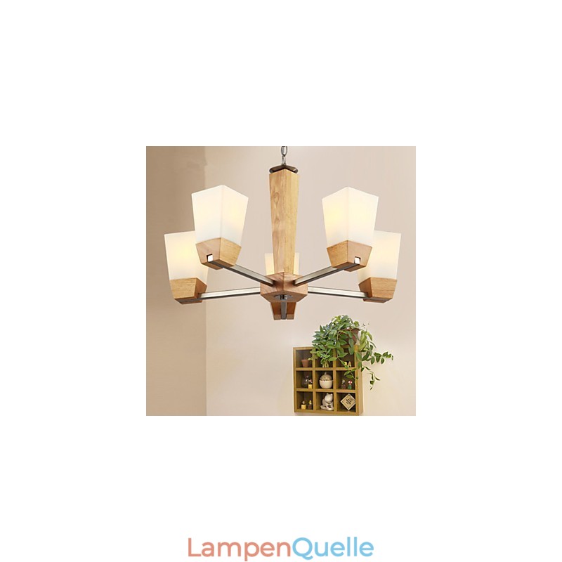 Pendelleuchten Country Holz Bambus