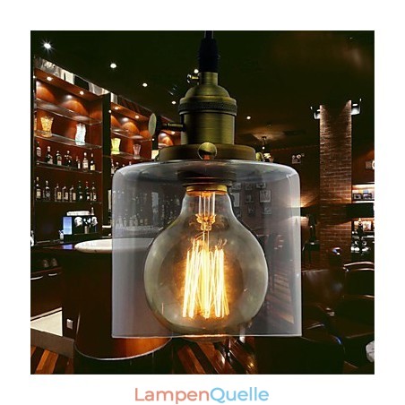 Glas Messing Retro Vintage Industrielle ART Cafe Garage Pendelleuchte Glas Messing Retro Vintage Industrielle ART Cafe Garage Pendelleuchte
