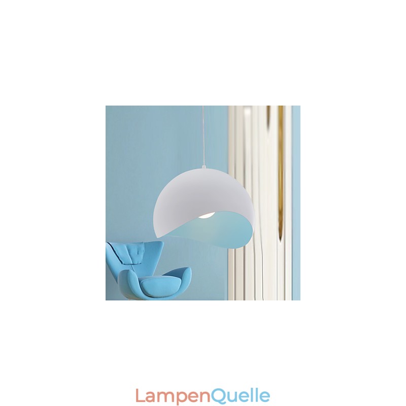 Moderne Pendelleuchte im zeitgenössischen Mini-Stil mit Gemälde