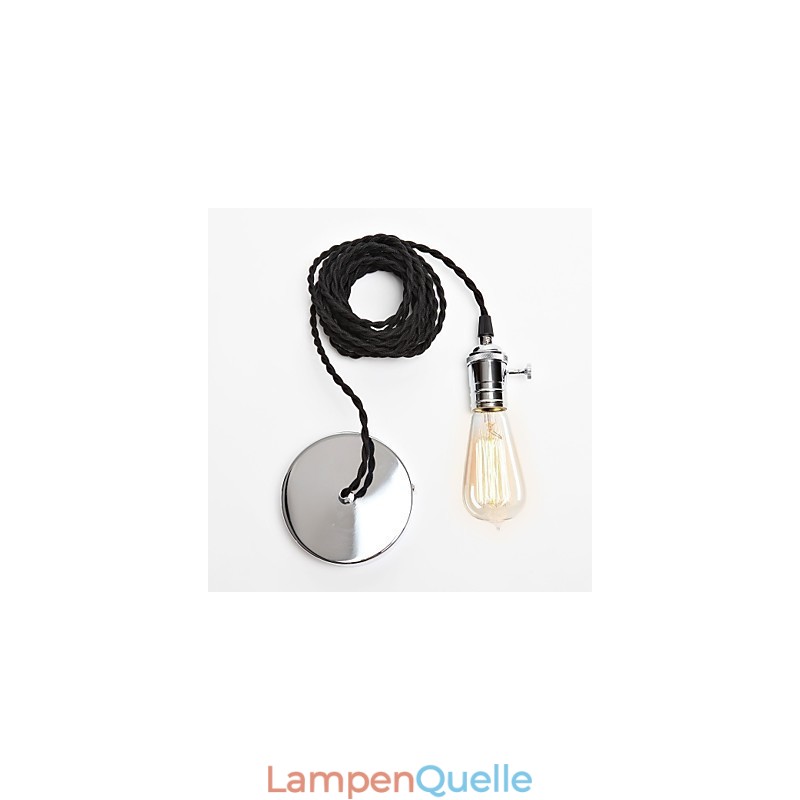 Traditionelle, klassische Pendelleuchte aus Metall im Mini-Stil im Vintage-Stil