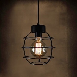 Retro Designer Metall Pendelleuchte