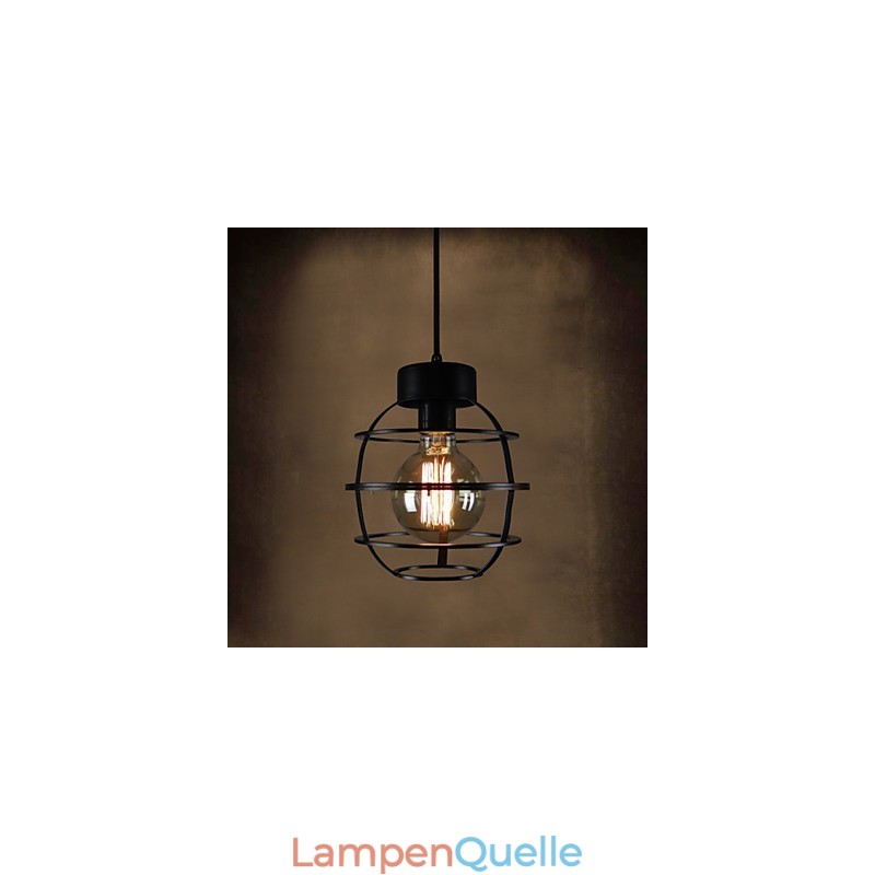 Retro Designer Metall Pendelleuchte