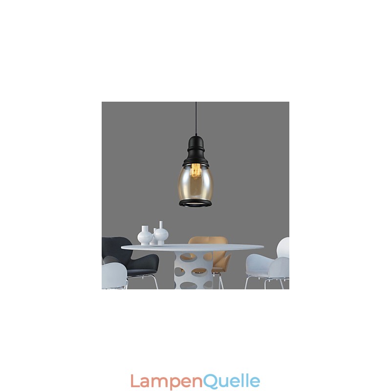 Retro Beleuchtung Loft Lichter Glas Pendelleuchte