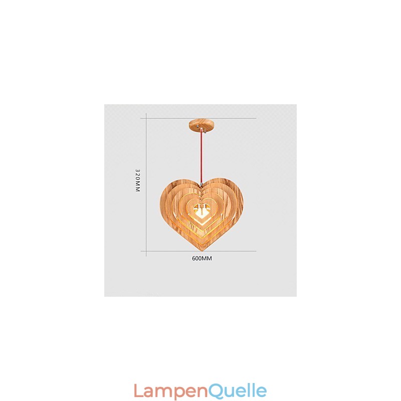 Kronleuchter Mini Stil Laterne Holz Bambus