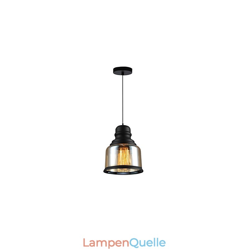 Retro Beleuchtung Loft Lichter Glas Pendelleuchte