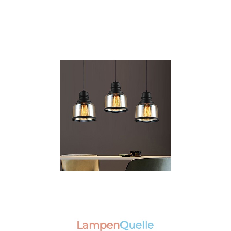 Retro Beleuchtung Loft Lichter Glas Pendelleuchte