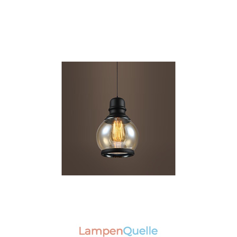 Retro Beleuchtung Loft Lichter Glas Pendelleuchte
