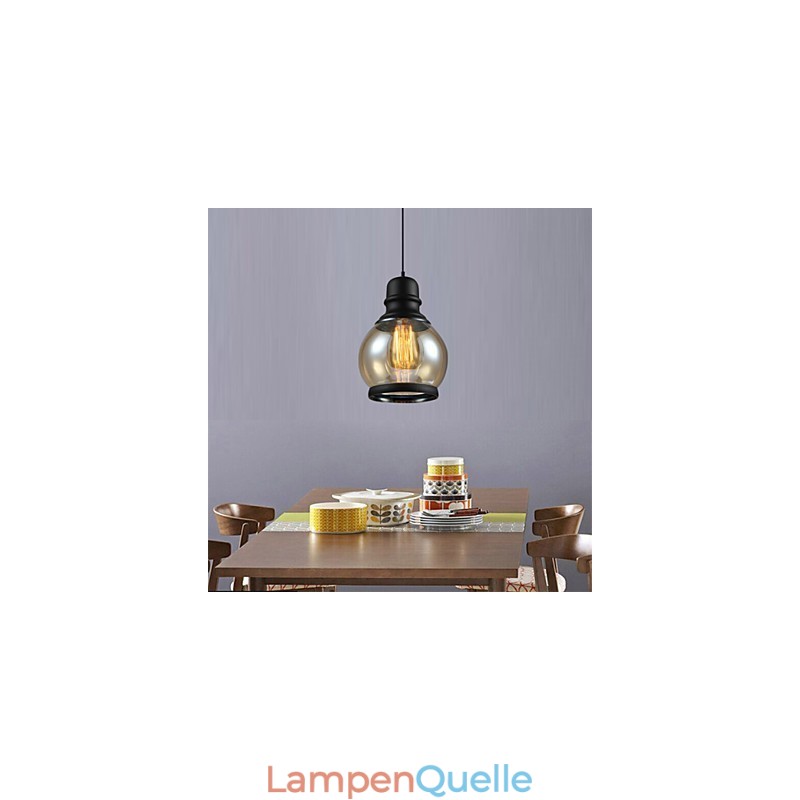 Retro Beleuchtung Loft Lichter Glas Pendelleuchte