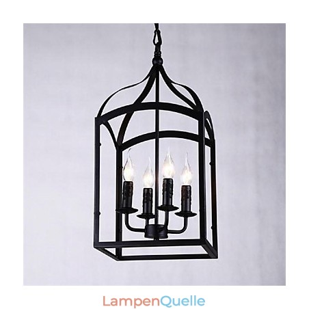 Moderne zeitgenössische traditionelle klassische rustikale Lodge Retro Laterne Country Globe Mini Stil Metall Pendelleuchte