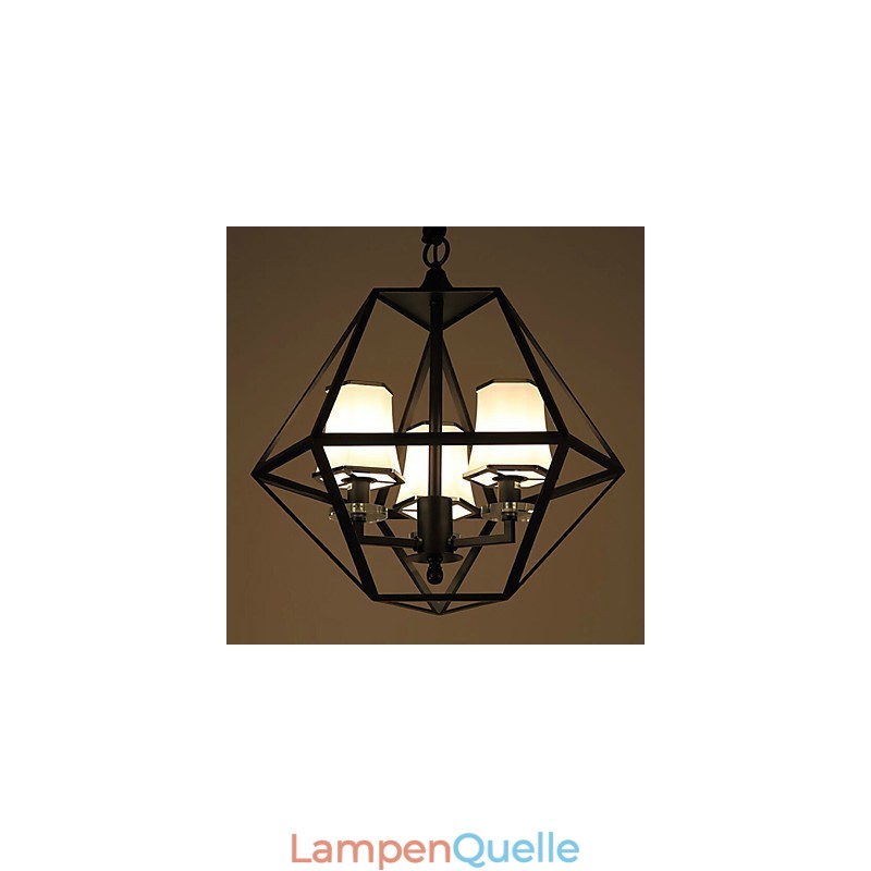 Pendelleuchten 3 Lichter Country Outdoor Metall