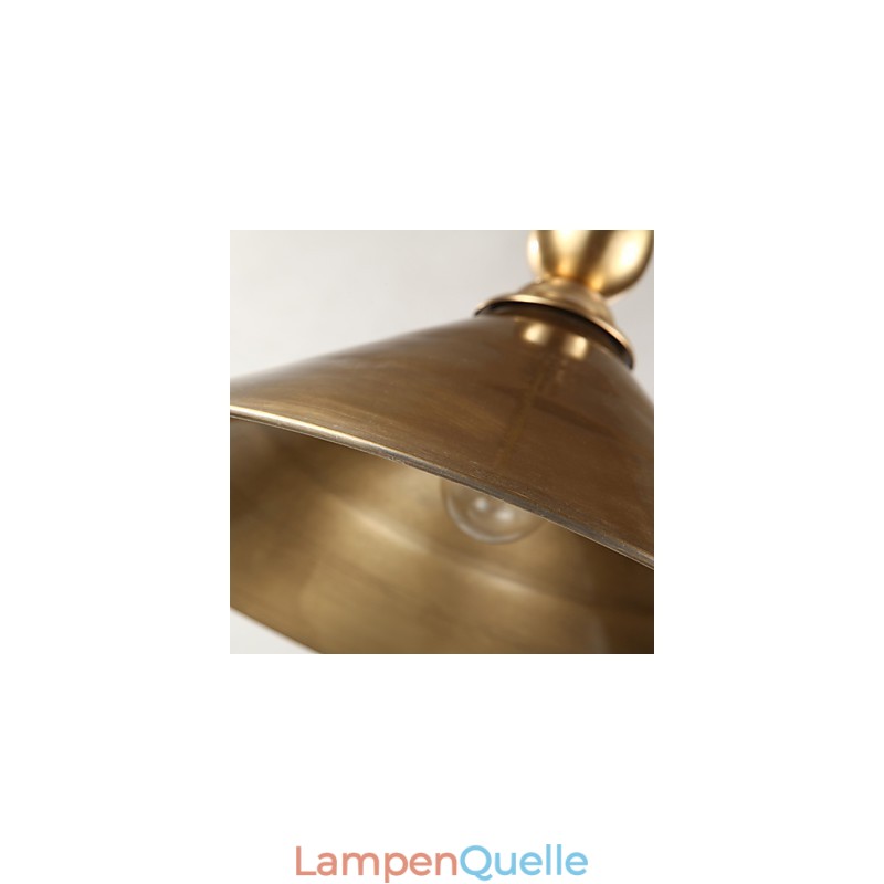 Pendelleuchte aus reinem Messing im Mini-Stil, traditionell, klassisch, Metall