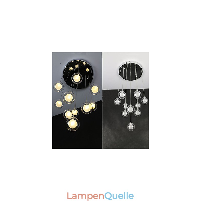 Moderne, schlichte Lampen und Laternen