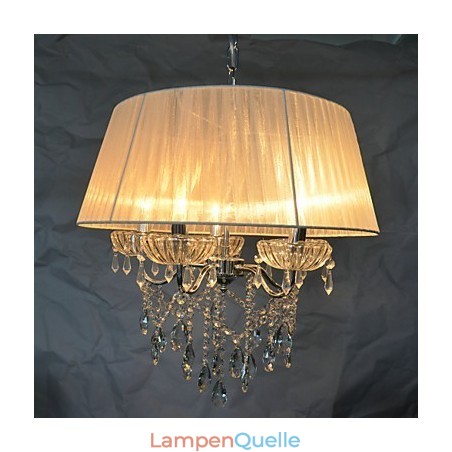 Dainty Chic 5 Lichter Pendelleuchte Muster mit Blüte Dainty Chic 5 Lichter Pendelleuchte Muster mit Blüte