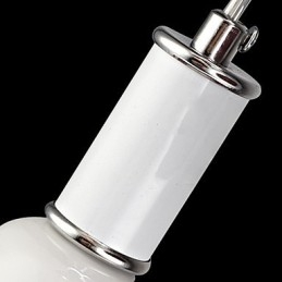 Moderne, zeitgenössische Pendelleuchte im Mini-Stil mit galvanisierter Beschichtung