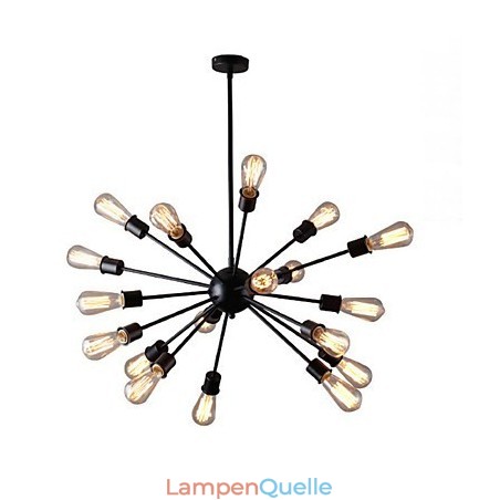 Moderne Pendelleuchte mit 20 Lichtern und radialer Funktion Moderne Pendelleuchte mit 20 Lichtern und radialer Funktion