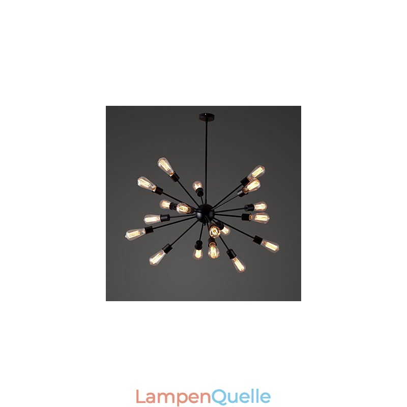 Moderne Pendelleuchte mit 20 Lichtern und radialer Funktion