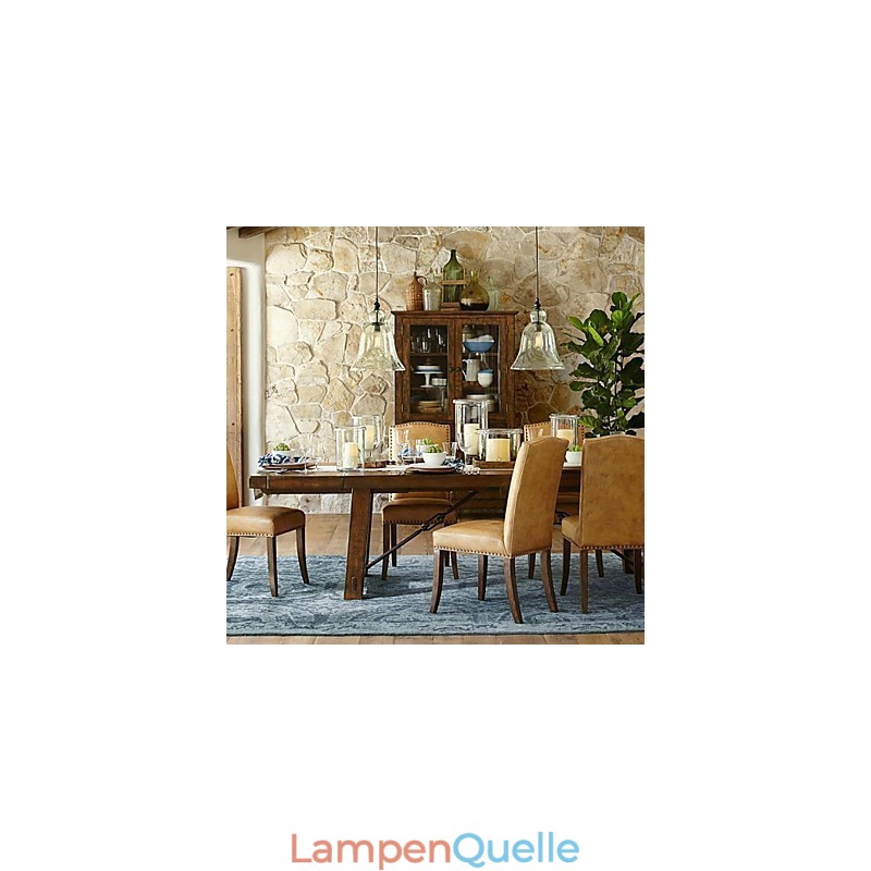 Pendelleuchte im Mini-Stil mit Malerei aus Glas