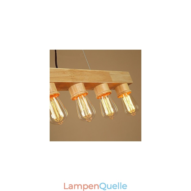 Pendelleuchten Country Holz Bambus