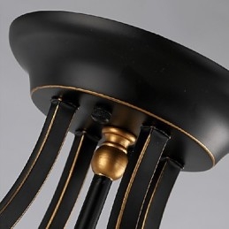 Moderner zeitgenössischer Kronleuchter im Mini-Stil aus galvanisiertem Metall